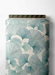 Leaf nature style with green, blue colors