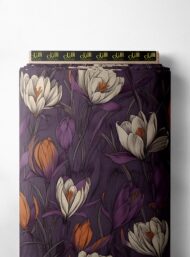 Petal flower style with white,orange colors