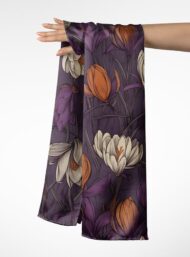 Petal flower style with white,orange colors - Image 3