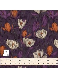 Petal flower style with white,orange colors - Image 5