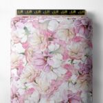 Petal flower style with pink,white colors