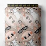 Character animal style with brown,black colors