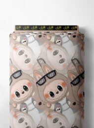 Character animal style with brown,black colors