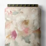 Petal flower style with pink,white colors