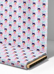 Girl mixed style with pink,blue colors - Image 4