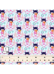 Girl mixed style with pink,blue colors - Image 5