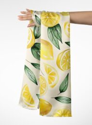 Lemon flower style with yellow, green colors - Image 3