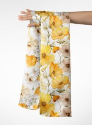 Petal flower style with yellow,white colors - Image 3