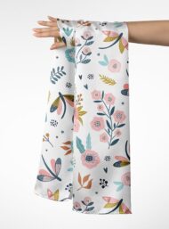 Petal flower style with pink,green colors - Image 3