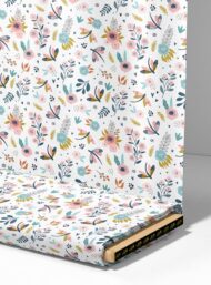 Petal flower style with pink,green colors - Image 4