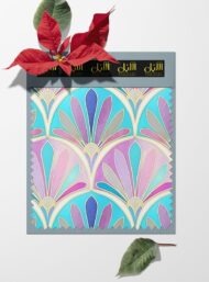 Fan mixed style with pink, blue colors - Image 6