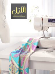 Fan mixed style with pink, blue colors - Image 7