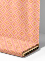 Diamond abstract style with pink, orange colors - Image 4