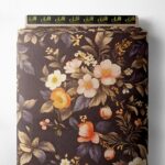 Petal flower style with brown,pink colors