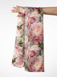 Petal flower style with pink, green colors - Image 3