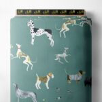 Dog animal style with grey,white colors