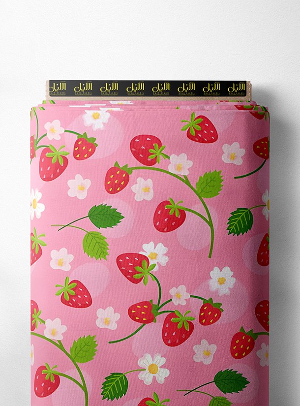 LAI01-1764_1-1.jpg Strawberry flower style with red,green colors - Image 1
