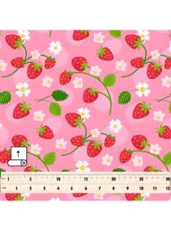Strawberry flower style with red,green colors - Image 5