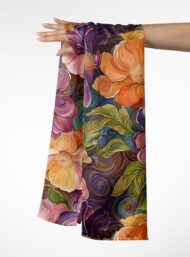 Bloom flower style with pink,orange colors - Image 3