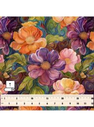 Bloom flower style with pink,orange colors - Image 5