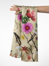 Bloom flower style with pink,green colors - Image 3