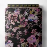 Bloom flower style with pink,blue colors