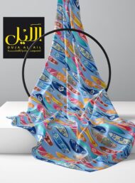 Surfboard ocean and sky style with blue,pink colors - Image 2