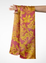 Bloom flower style with yellow, pink colors - Image 3