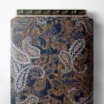 Paisley classic style with white,orange colors