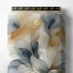 Petal flower style with brown,white colors