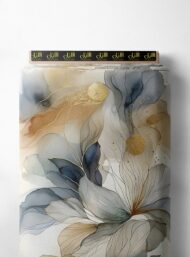 Petal flower style with brown,white colors