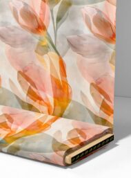 Petal flower style with orange,pink colors - Image 4