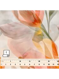 Petal flower style with orange,pink colors - Image 5