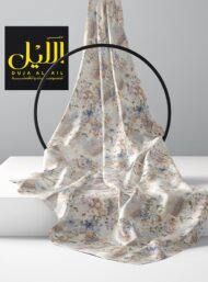 Bloom flower style with blue,white colors - Image 2