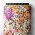 Bloom flower style with pink,orange colors