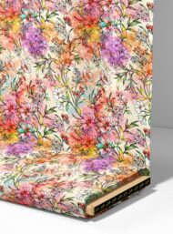 Bloom flower style with pink,orange colors - Image 4