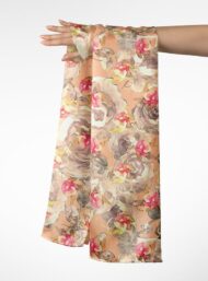 Rose flower style with pink,white colors - Image 3