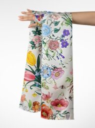 Bloom flower style with pink,green colors - Image 3