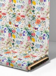 Bloom flower style with pink,green colors - Image 4