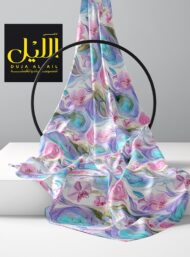 Rose flower style with pink,blue colors - Image 2