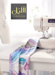 Rose flower style with pink,blue colors - Image 7