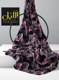 Petal flower style with pink, black colors - Image 2