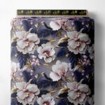 Petal flower style with white,green colors