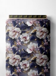 Petal flower style with white,green colors