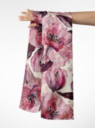 Bloom flower style with pink,green colors - Image 3