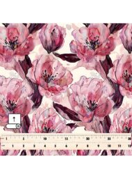 Bloom flower style with pink,green colors - Image 5