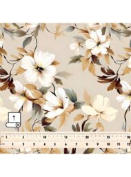 Petal flower style with brown, white colors - Image 5