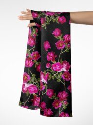 Rose flower style with pink,green colors - Image 3