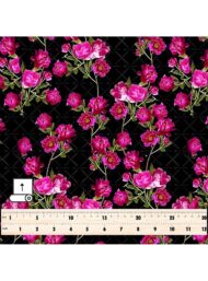 Rose flower style with pink,green colors - Image 5