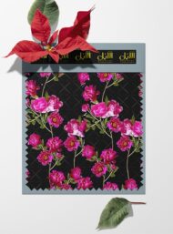 Rose flower style with pink,green colors - Image 6